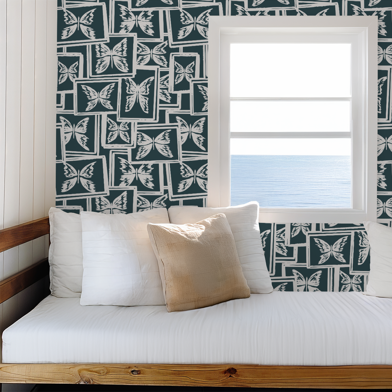 Butterfly Wall - Navy