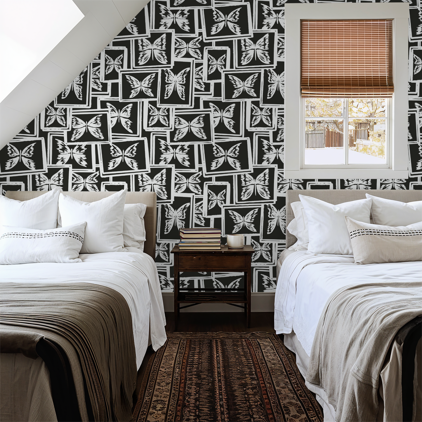 Butterfly Wall Black