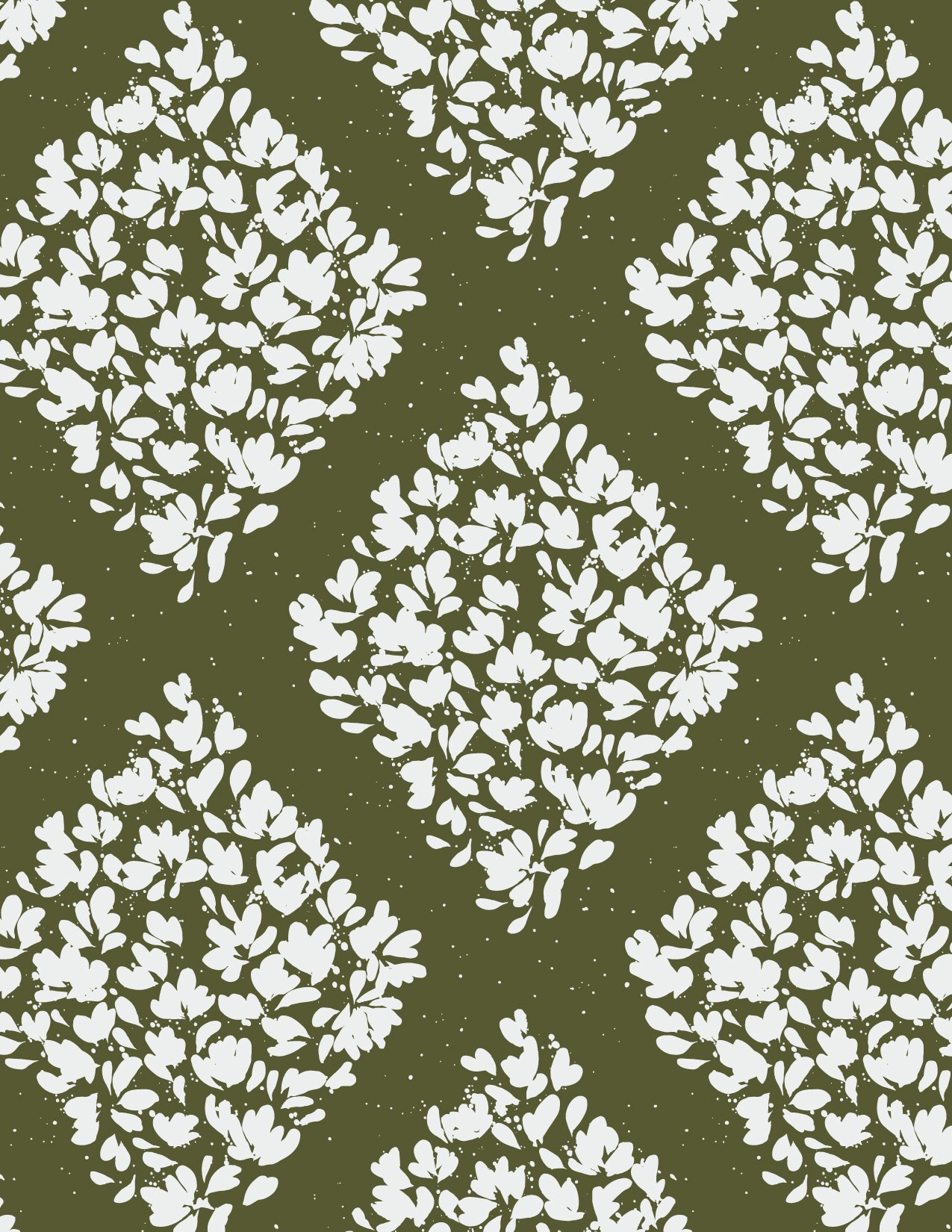 Texture Diamond Floral - Green