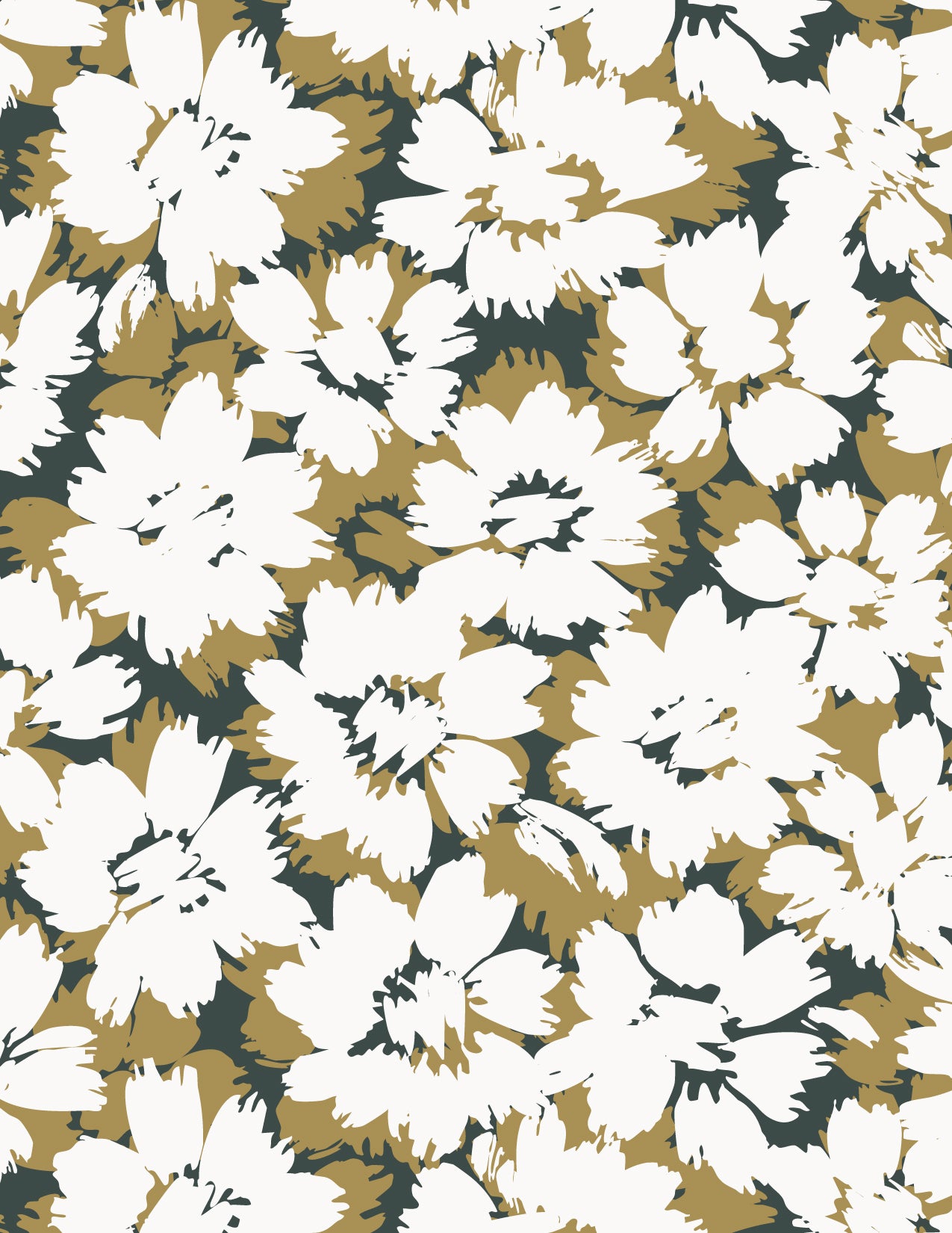 Backroads Blossom Floral Teal